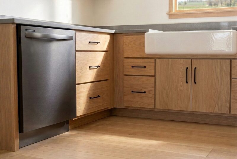 Cabinetry hardware detail