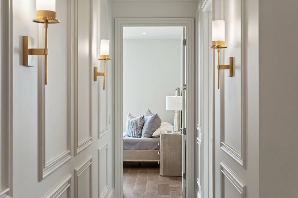 Custom trim and millwork detail